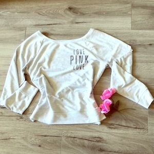 PINK 🌸 by Victoria’s Secret sweat shirt size L